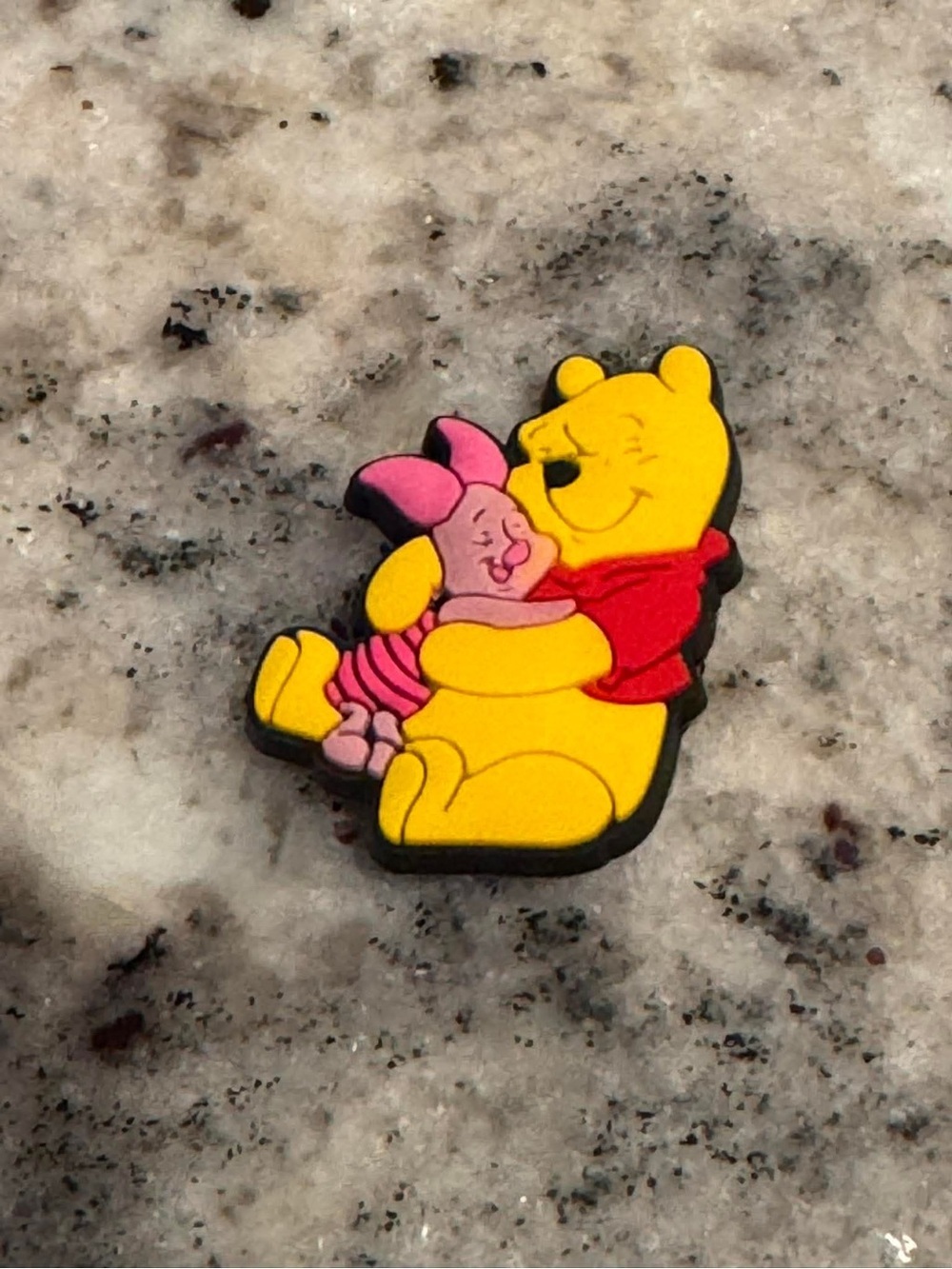 CROCS Yellow & Pink Winnie the Pooh and Piglet Jibbitz Charm